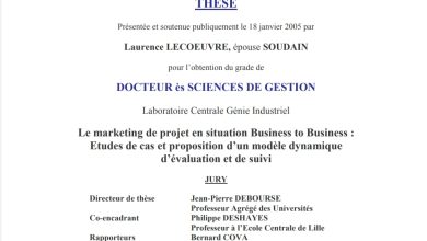 Le marketing de projet en situation Business Top Business