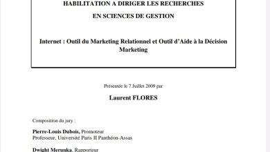 Internet : Outil du Marketing Relationnel et Outild’Aide à la Décision Marketing