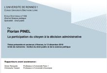 La participation du citoyen à la décision administrative