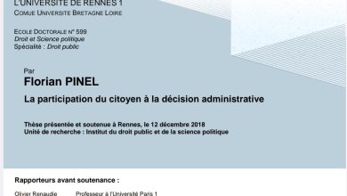 La participation du citoyen à la décision administrative