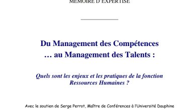 Du Management des Compétences… au Management des Talents