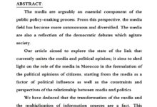 Les médias comme facteur d’influence politique