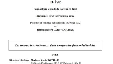 Les contrats internationaux