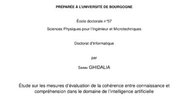 Étude sur les mesures d’évaluation de la cohérence entre connaissance etcompréhension dans le domaine de l’intelligence artificielle