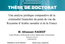 Une analyse juridique comparative de la criminalité financière du point de vue du Royaume d’Arabie saoudite et de la France