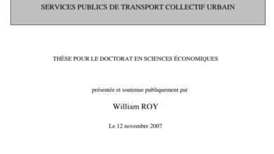 RÈGLEMENTATION GOUVERNANCE ET PERFORMANCE DES SERVICES PUBLICS
