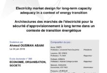 Electricity market design for long-term capacity adequacy in a context of energy transition