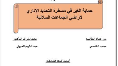 حماية الغير في مسطرة التحديد الإداري