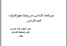 دور القضاء الإداري في حماية حقوق أطراف العقد الاداري