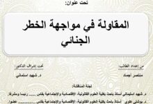 المقاولة في مواجهة الخطر الجنائي