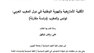 الأقلية الأمازيغية والهوية الوطنية في دول المغرب العربي