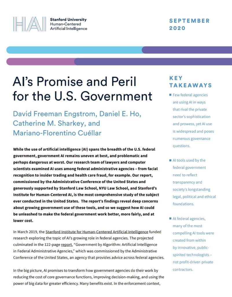 AI’s Promise and Peril for the U.S. Government AI’s Promise and Peril for the U.S. Government