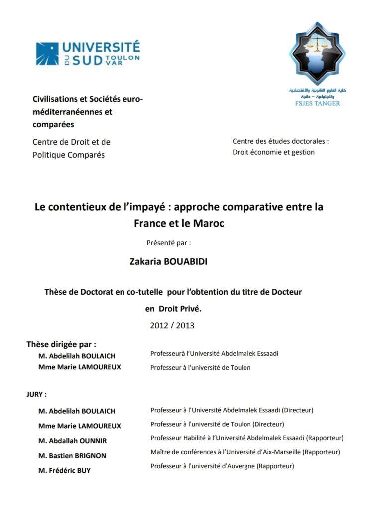 Le contentieux de l’impayé